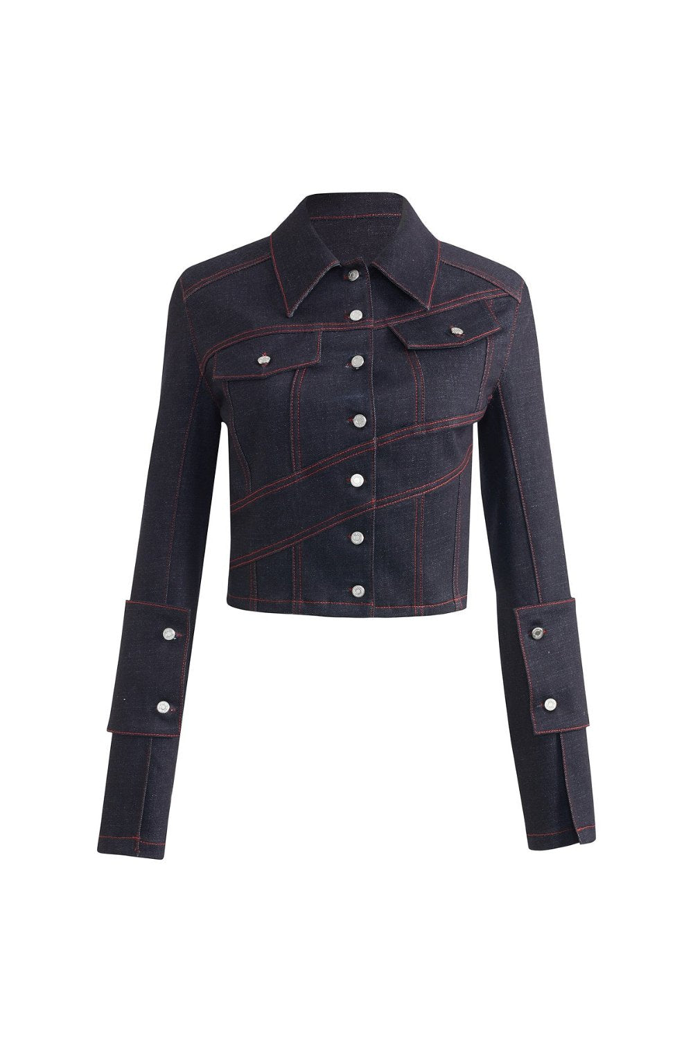 Davidson Jacket With Cross Sewed Detail