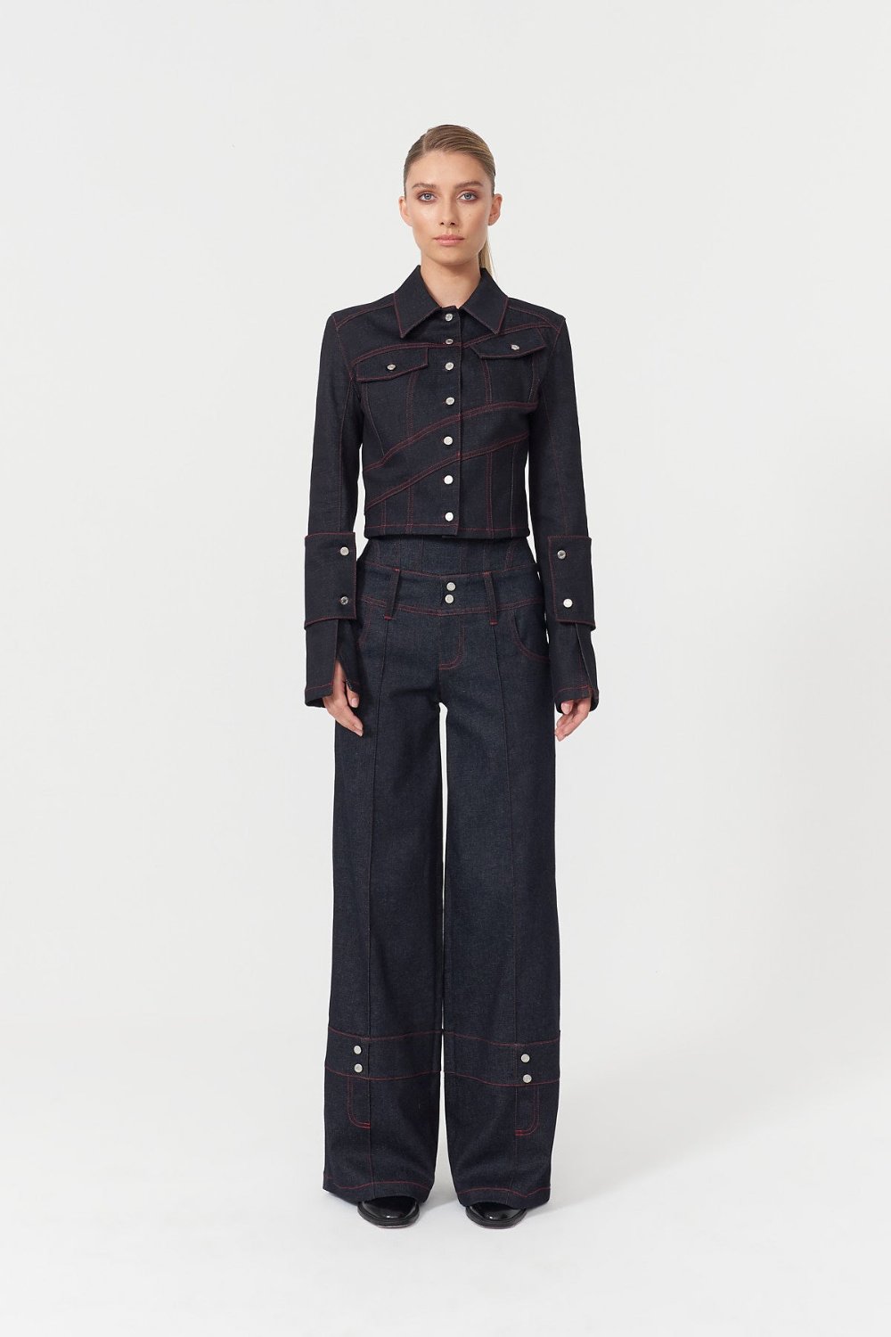 Davidson Jacket With Cross Sewed Detail