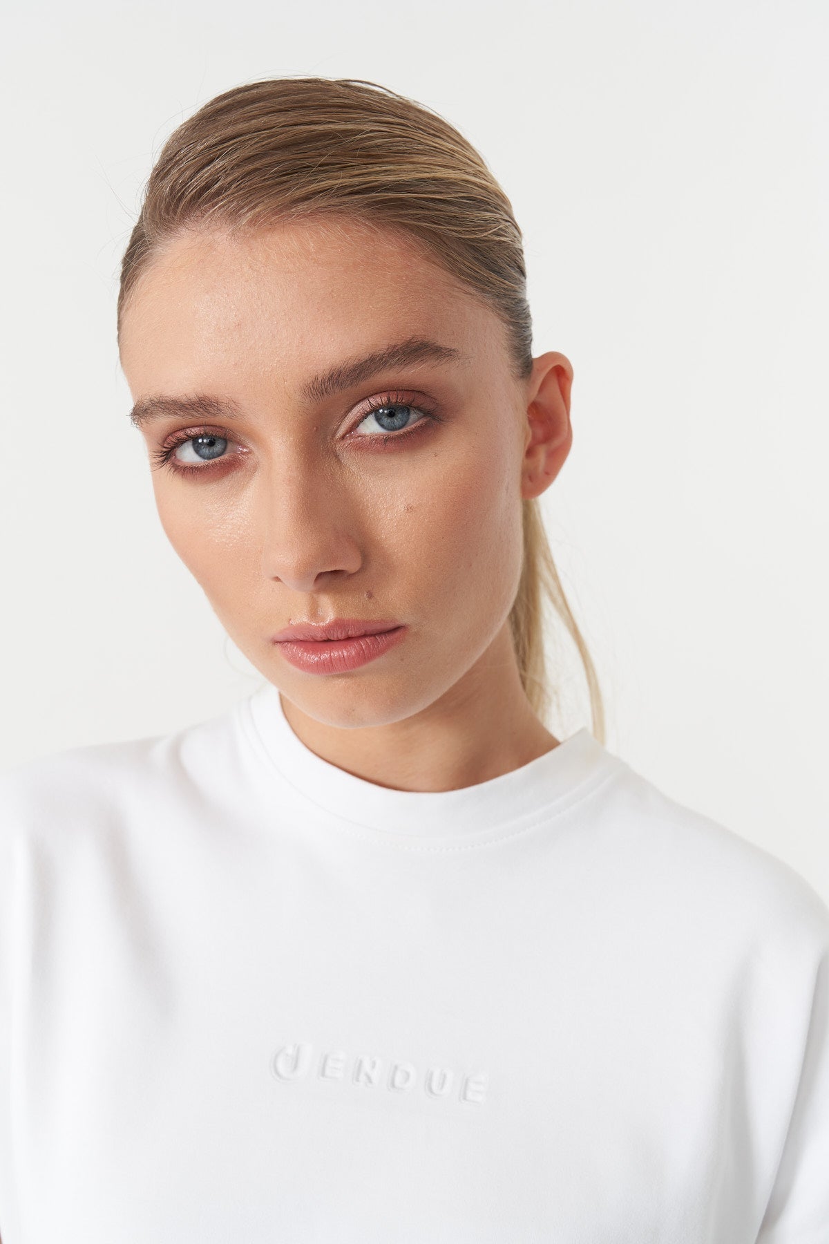 Jendue Oversized Basic Gray T-Shirt
