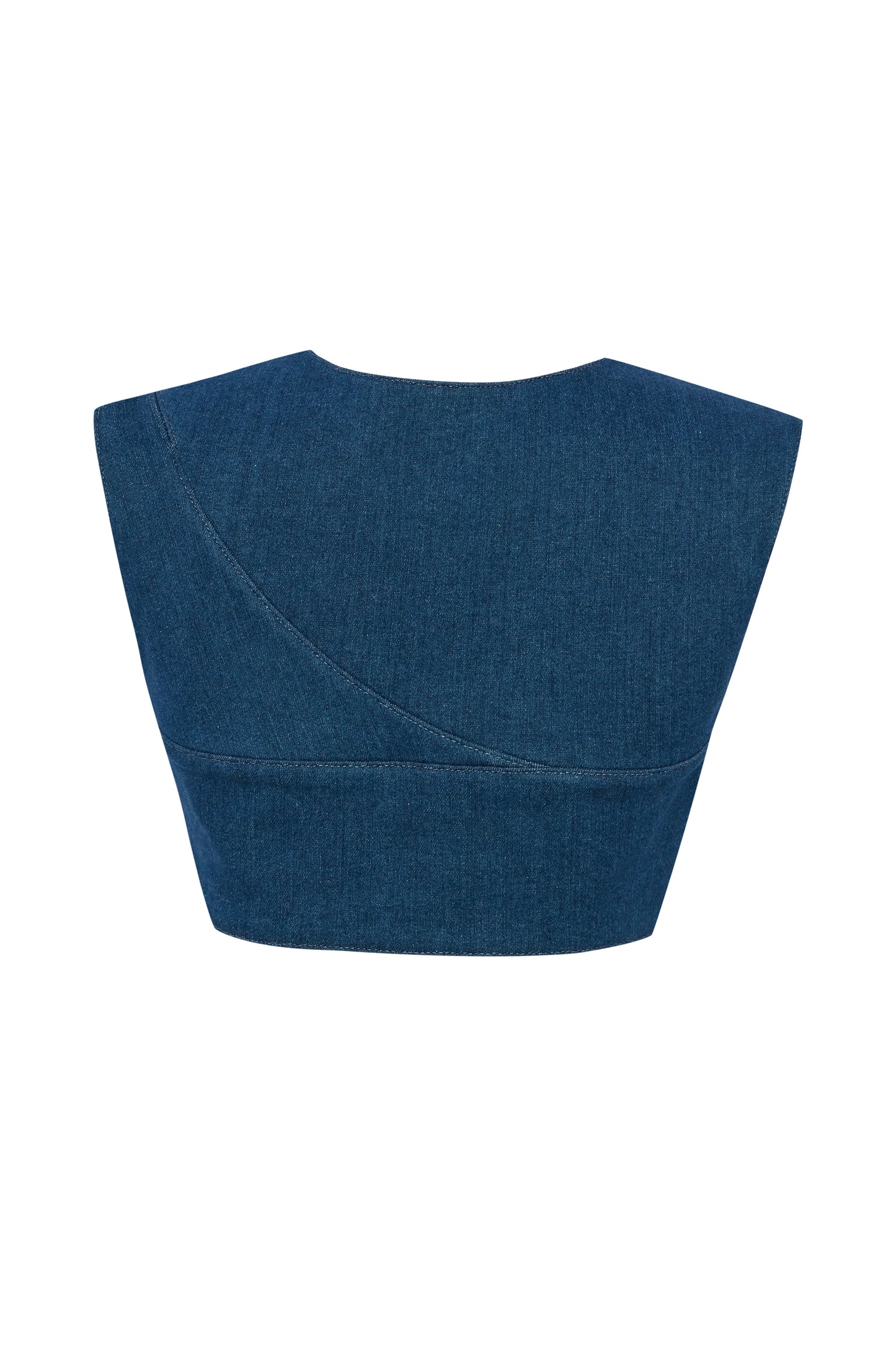 ENDLESS LINE DENIM CROP