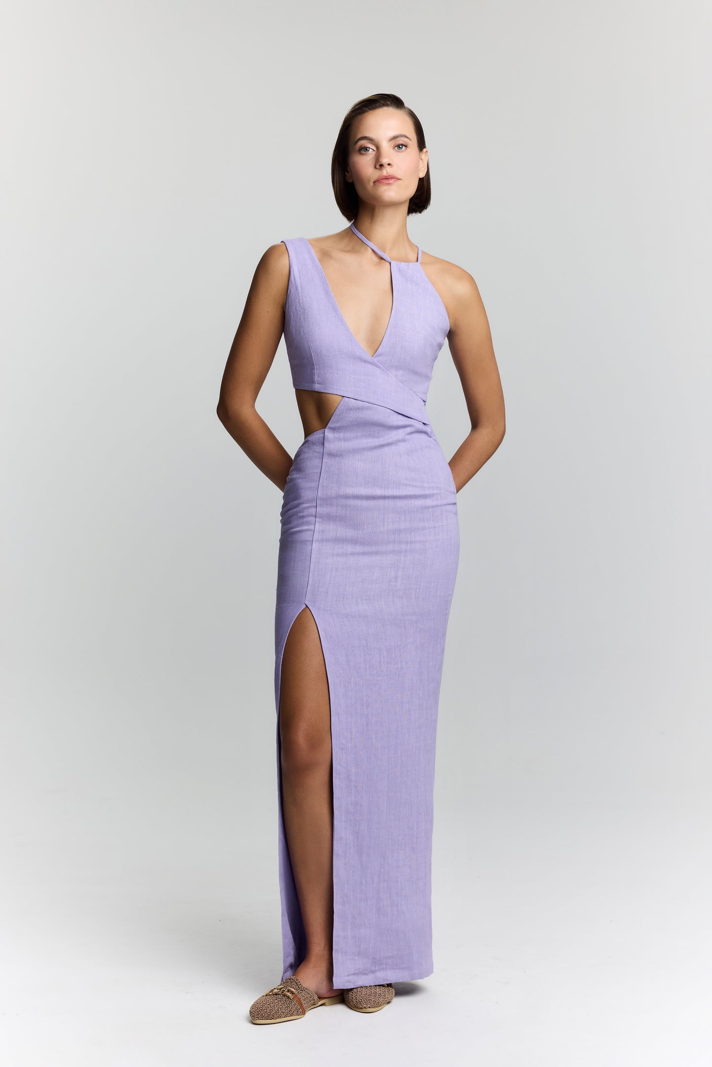 LUNA LINEN DRESS