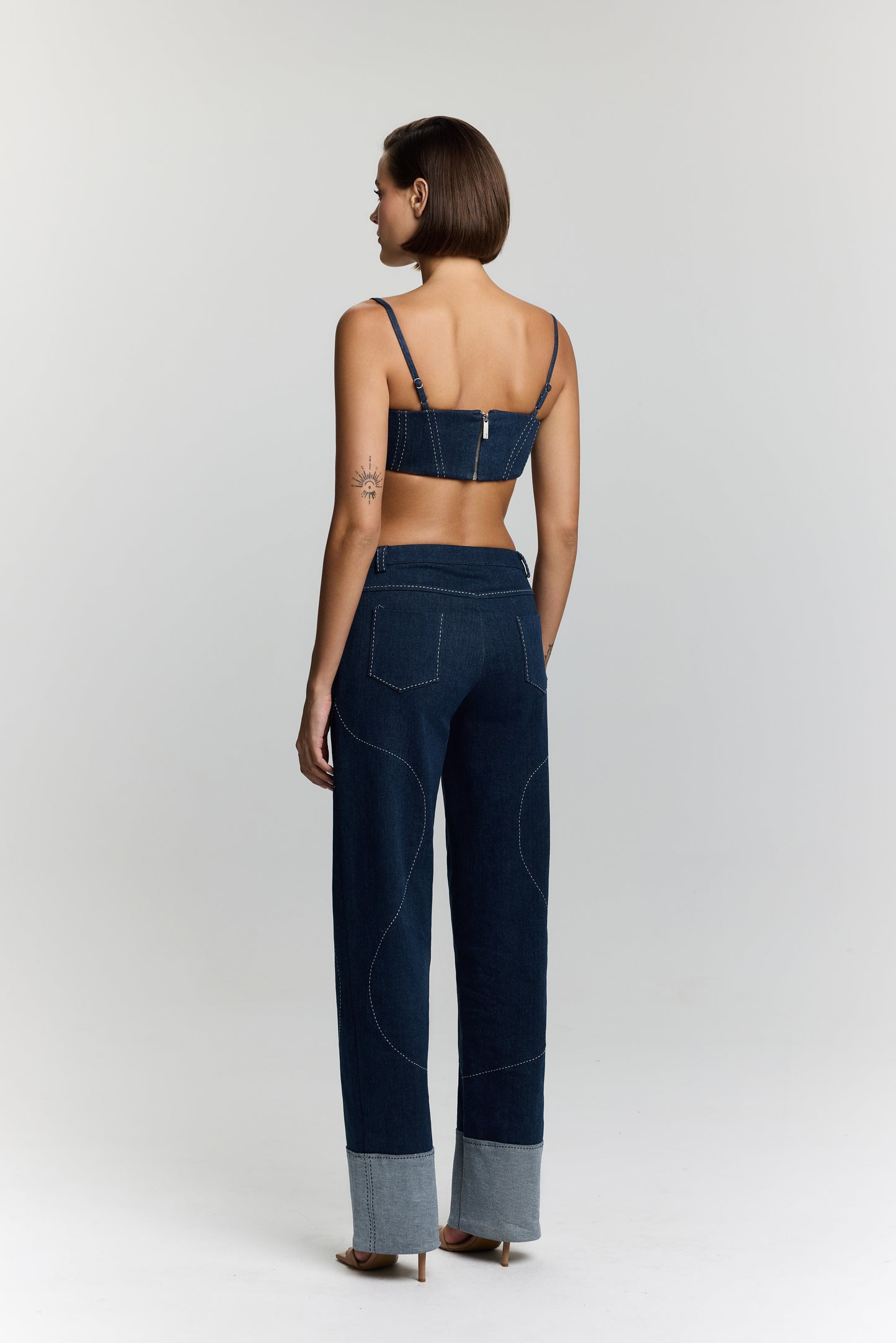 CLEMENTINE DENIM CROP