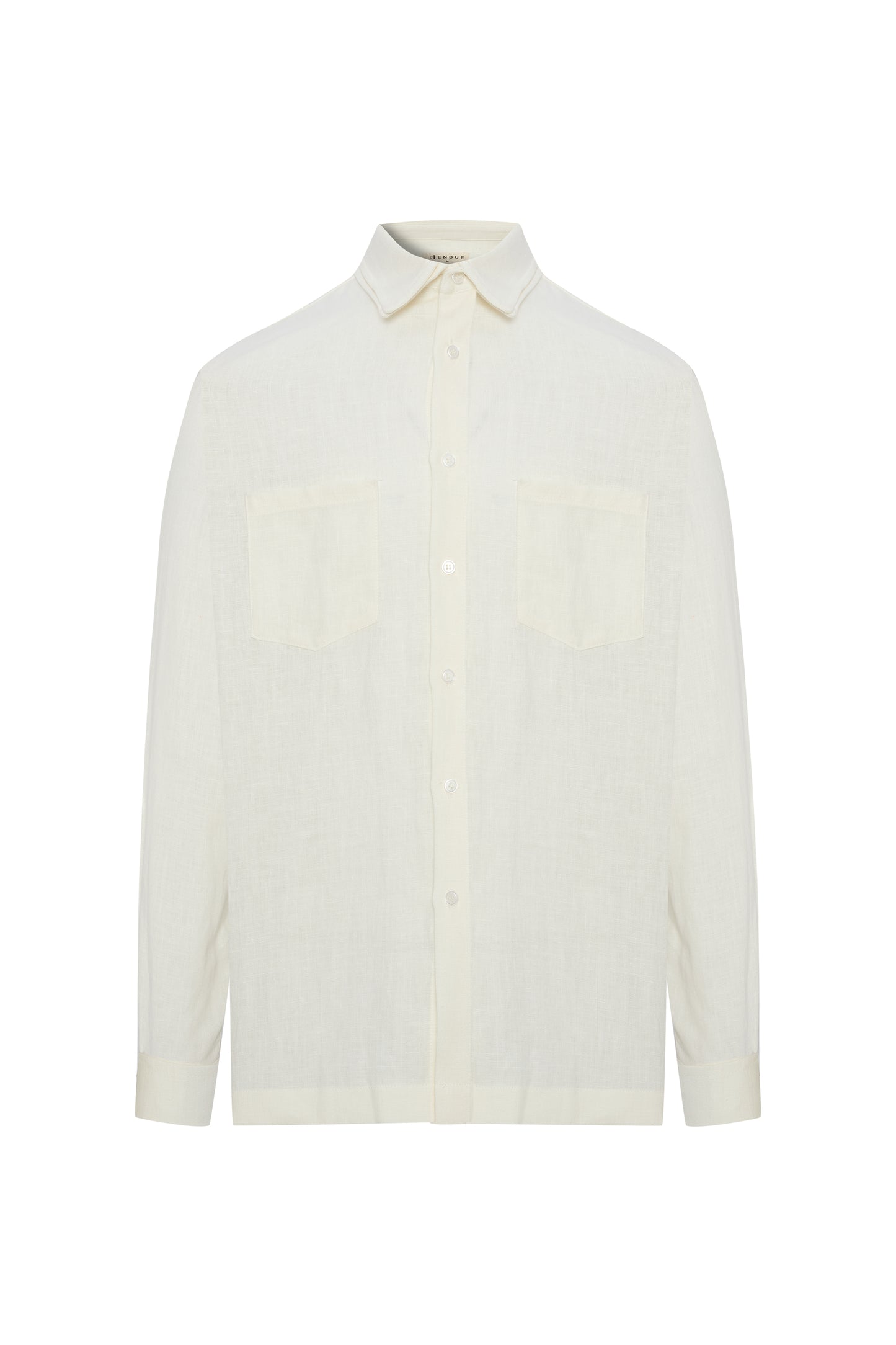 LUCIA MEN ECRU LINEN SHIRT