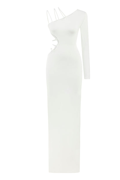 AURORA ONE SHOULDER MAXI DRESS