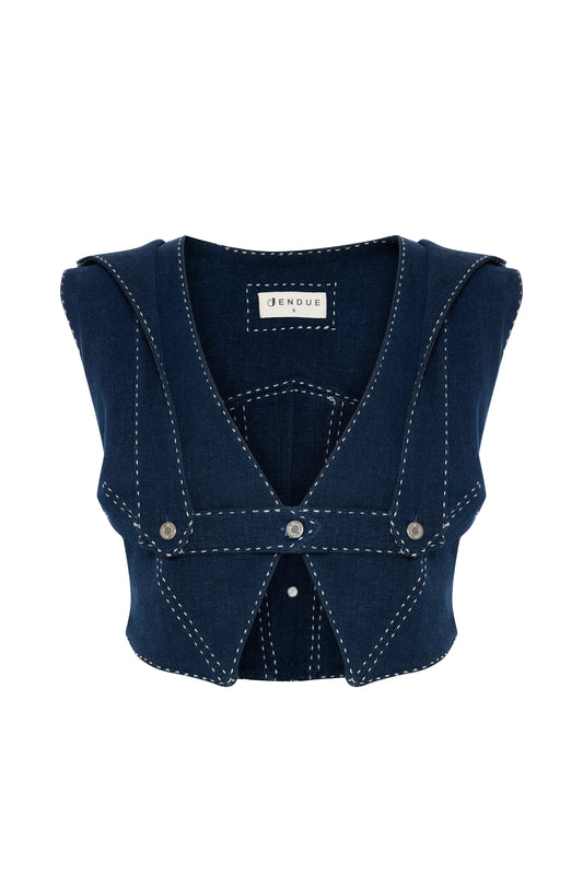 Lia Denim Crop
