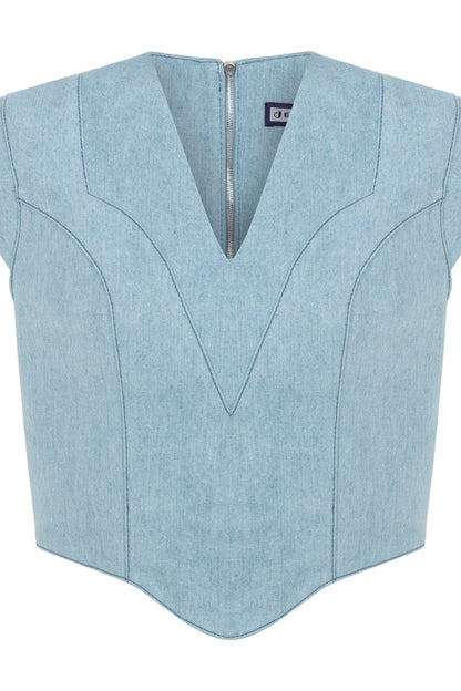 MARVEL V NECK TOP