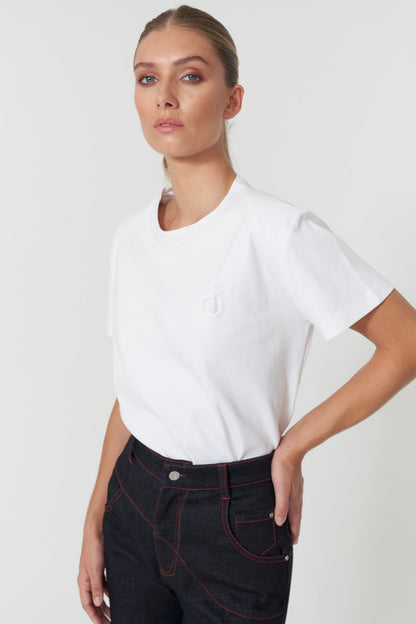 J Logo Oversize Basic T-Shirt