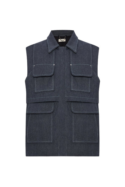 EDGAR DENIM VEST