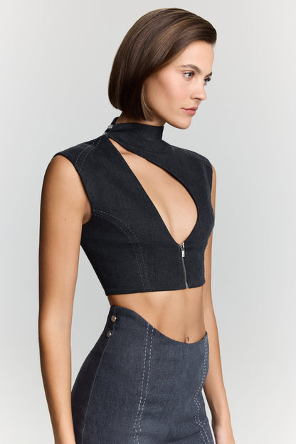 DEW DROP DENIM JACKET