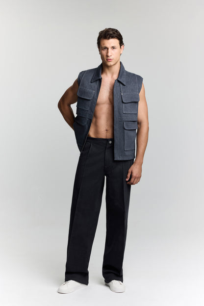 EDGAR DENIM VEST
