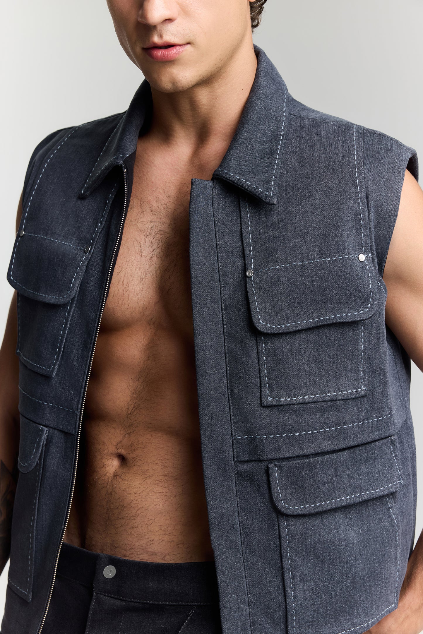 EDGAR DENIM VEST